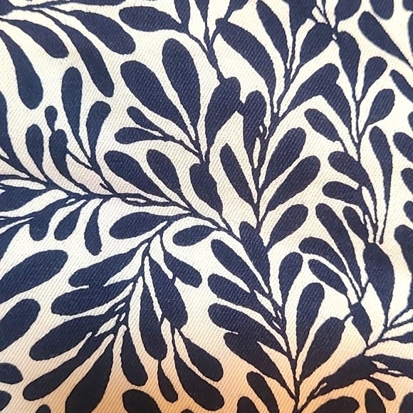 J.Crew Toothpick Skinny Jeans Fern Print Blue White Mid-Rise Womens Size 27 / 4 - Picture 5 of 16